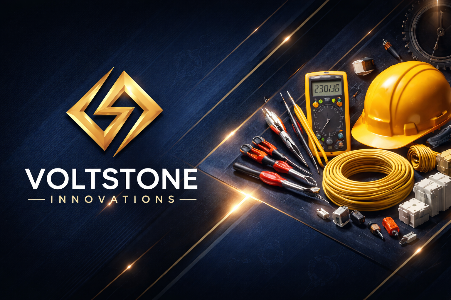 voltstone logo and tools